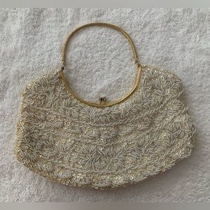 Vintage 1960s beaded bag